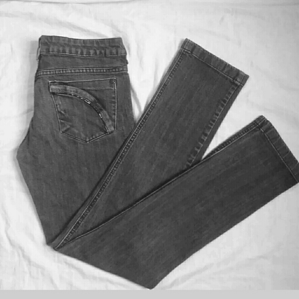 M Officer Gray Womens 30 S Slim Skinny Ankle Jeans